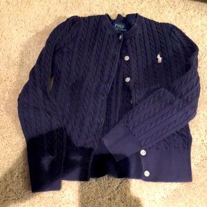 Like new knit navy cardigan